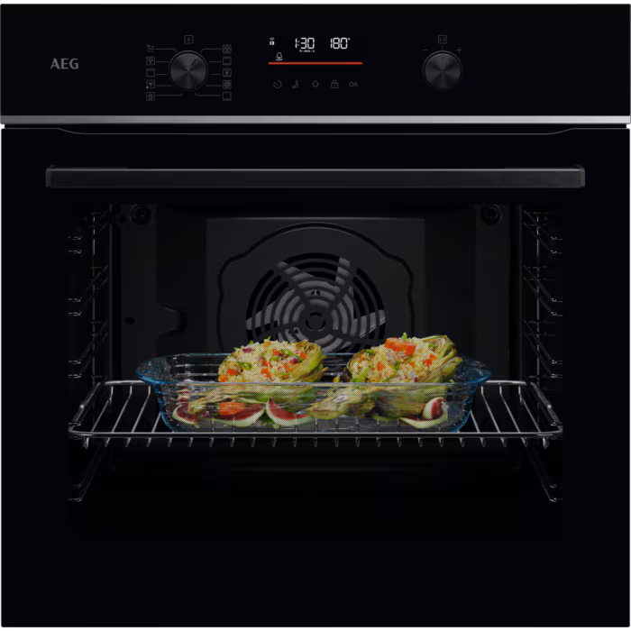 AEG TU5PB431SB Φούρνος άνω Πάγκου 72lt, χωρίς Εστίες, με Πυρόλυση & Wifi, Π59,5εκ, Α++, Μαύρος