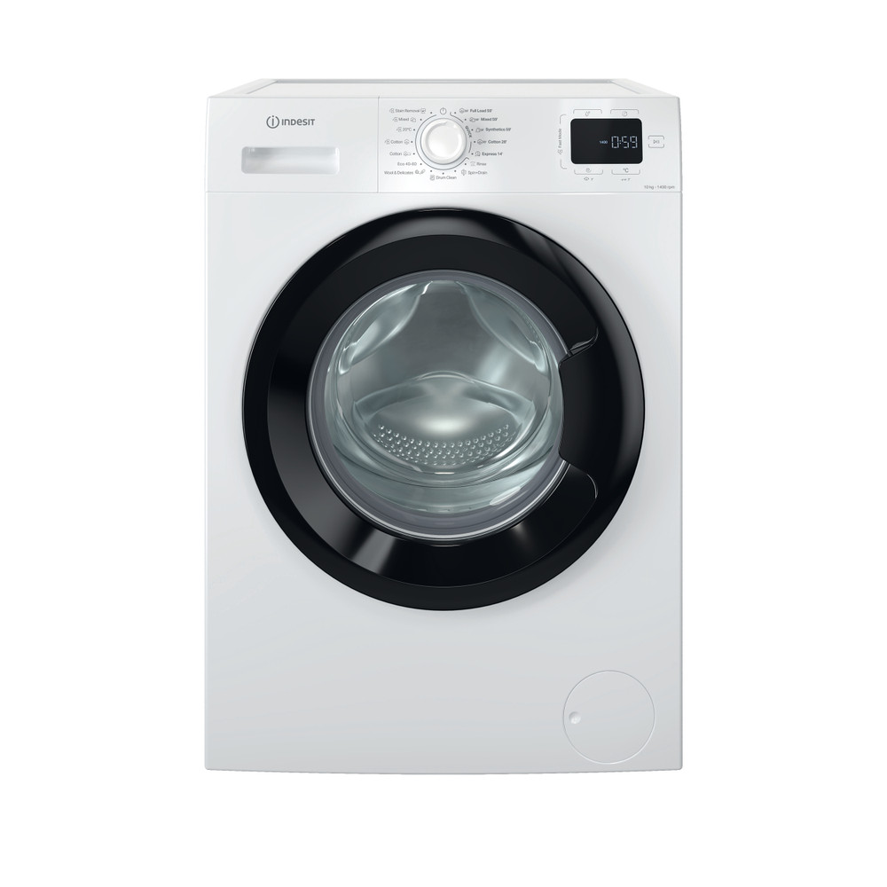 Indesit IM 1064B MY TIME EE Πλυντήριο Ρούχων 10kg, 1400 στροφών, με Ατμό, Α, Λευκό
