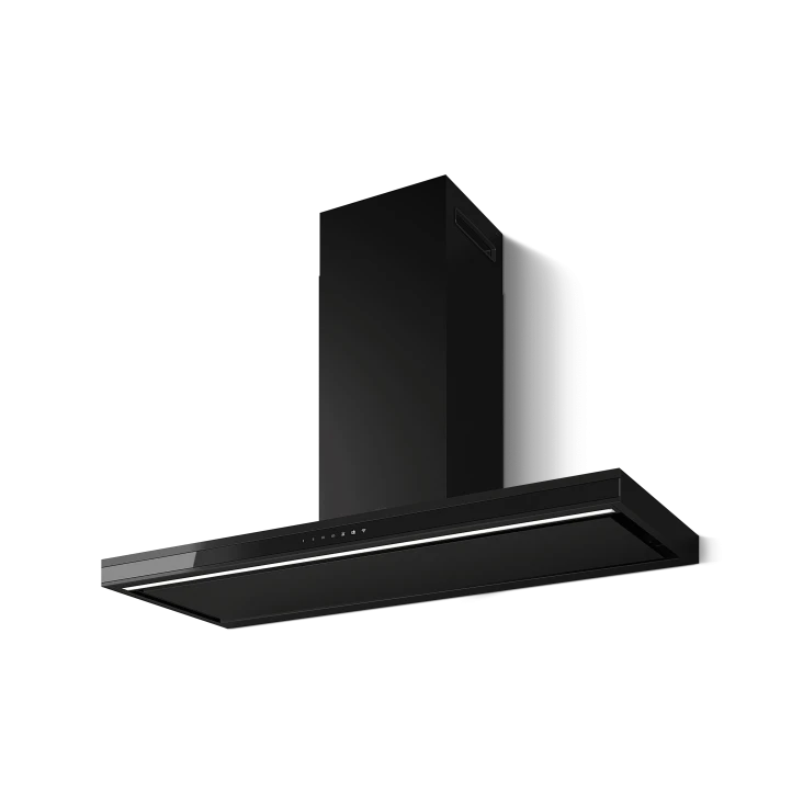 Elica ELEMENT @ BLMAT/A/120 Aπορροφητήρας Καμινάδα, με Wifi & Hob2Hood, Π120εκ, A+, Mαύρος
