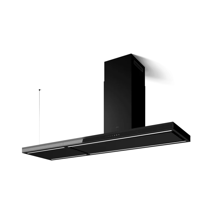 Elica ELEMENT ISL @ BLMAT/A/180 Απορροφητήρας Καμινάδα Π180εκ, Wifi & Hob2Hood, Α, Μαύρος