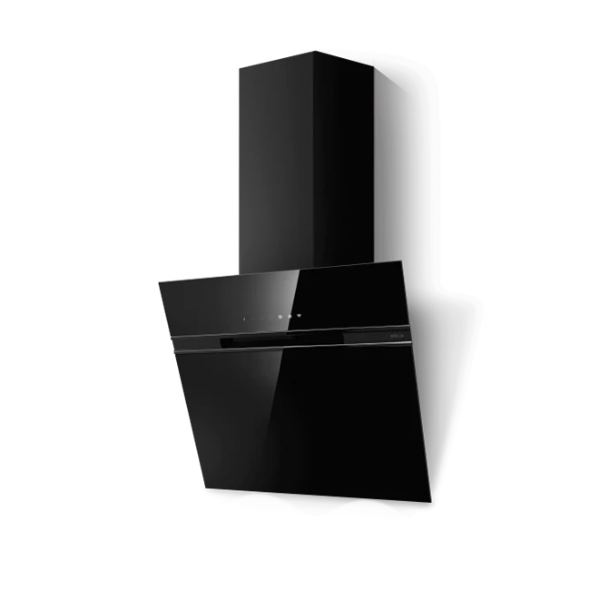 Elica STRIPE @ BL/A/60 Απορροφητήρας Καμινάδα, Π60εκ, Wifi & Hob2Hood, B, Black Glass
