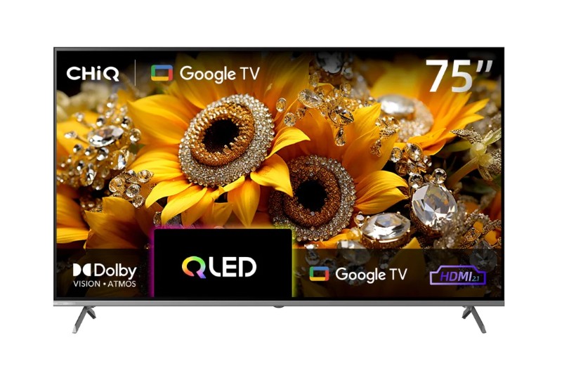 CHiQ UJA75QM10GP Smart Τηλεόραση 75" 4Κ UHD, HDR, QLED, Google TV (2025)
